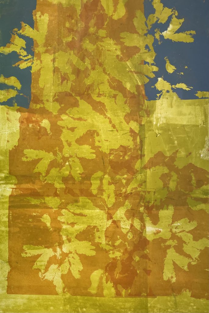 Solfläckar-screen-monoiprint-64x93-cm